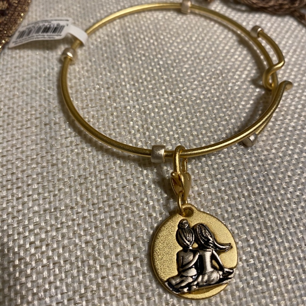 Amanda Blu- Gold 2-Tone Bracelet and Charm